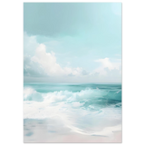 Azure Calm – Tranquil Ocean Horizon | Wall art print - Fine Art Poster - 70x100 cm / 28x40″ - 