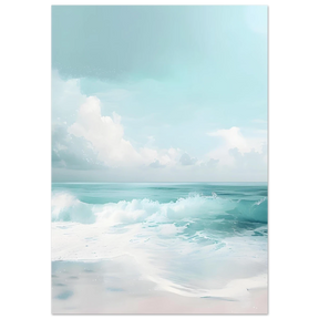Azure Calm – Tranquil Ocean Horizon | Wall art print - Fine Art Poster - 70x100 cm / 28x40″ - 