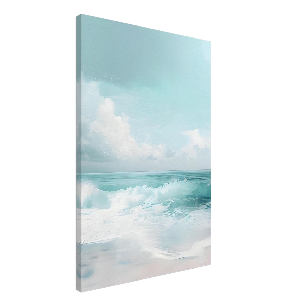 Azure Calm – Tranquil Ocean Horizon | Wall art print - Canvas - 50x75 cm / 20x30″ - 
