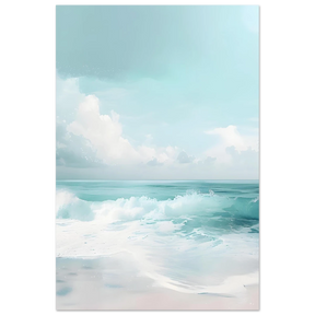 Azure Calm – Tranquil Ocean Horizon | Wall art print - Fine Art Poster - 60x90 cm / 24x36″ - 