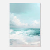 Azure Calm – Tranquil Ocean Horizon | Wall art print - Aluminum Print - 70x100 cm / 28x40″ - 