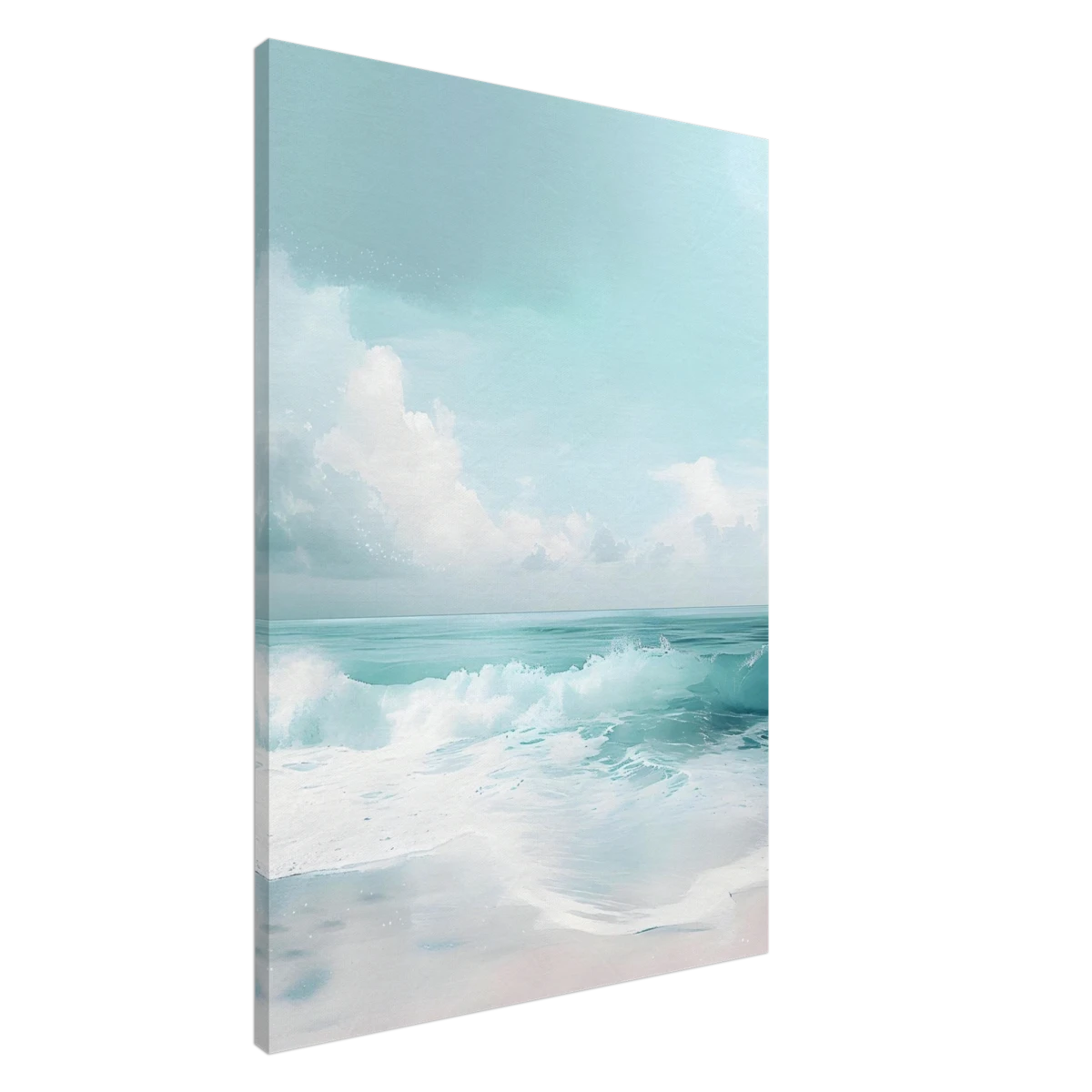 Azure Calm – Tranquil Ocean Horizon | Wall art print - Canvas - 70x100 cm / 28x40″ - 