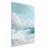 Azure Calm – Tranquil Ocean Horizon | Wall art print - Canvas - 70x100 cm / 28x40″ - 