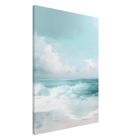 Azure Calm – Tranquil Ocean Horizon | Wall art print - Canvas - 70x100 cm / 28x40″ - 