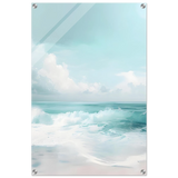 Azure Calm – Tranquil Ocean Horizon | Wall art print - Acrylic Print - 50x75 cm / 20x30″ - 