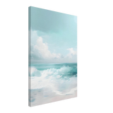 Azure Calm – Tranquil Ocean Horizon | Wall art print - Canvas - 40x60 cm / 16x24″ - 
