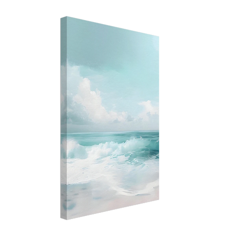 Azure Calm – Tranquil Ocean Horizon | Wall art print - Canvas - 30x45 cm / 12x18″ - 