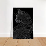  minimalist nature wall art cat animal prints