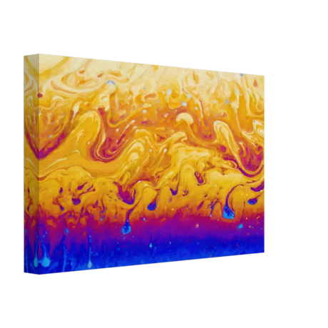 Lava Dreamscape â€“ Fluid Abstract Wall Art PrintFramed Canvas50x75 cm / 20x30â€³