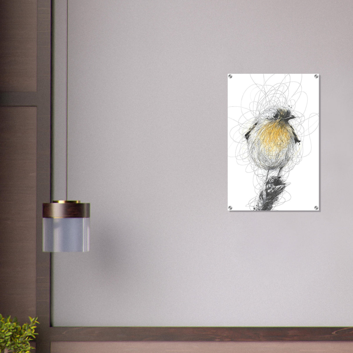 da vinci minimalist wall art 3