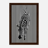  minimalist wall art wildlife zebra