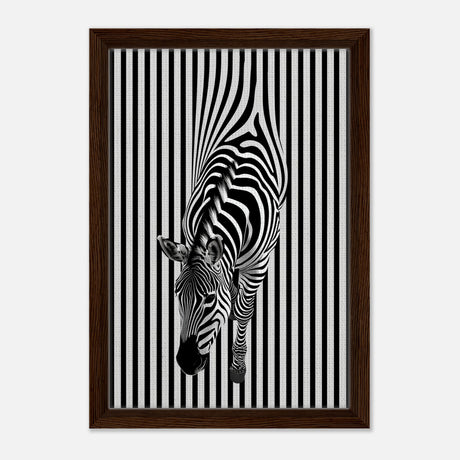  minimalist wall art wildlife zebra