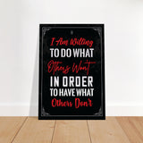 da vinci motivational wall art willing
