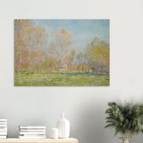 spring in giverny by claude monet