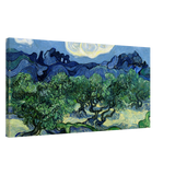 Olive Trees â€“ Panoramic Canvas Art Print Inspired by Vincent van Gogh50x100 cm / 20x40â€³