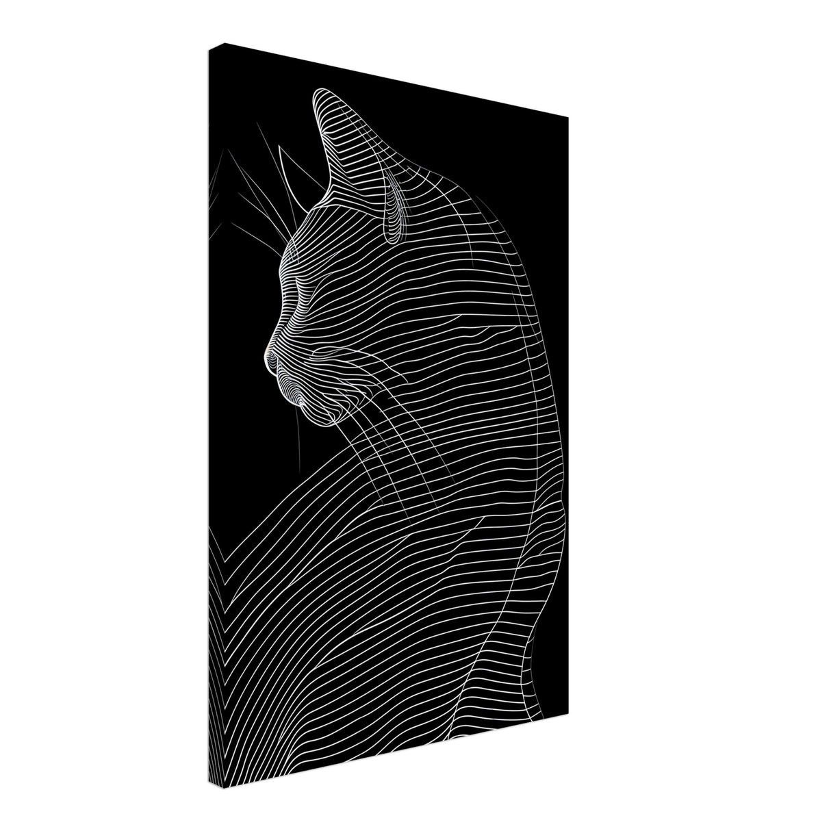  minimalist nature wall art cat animal prints