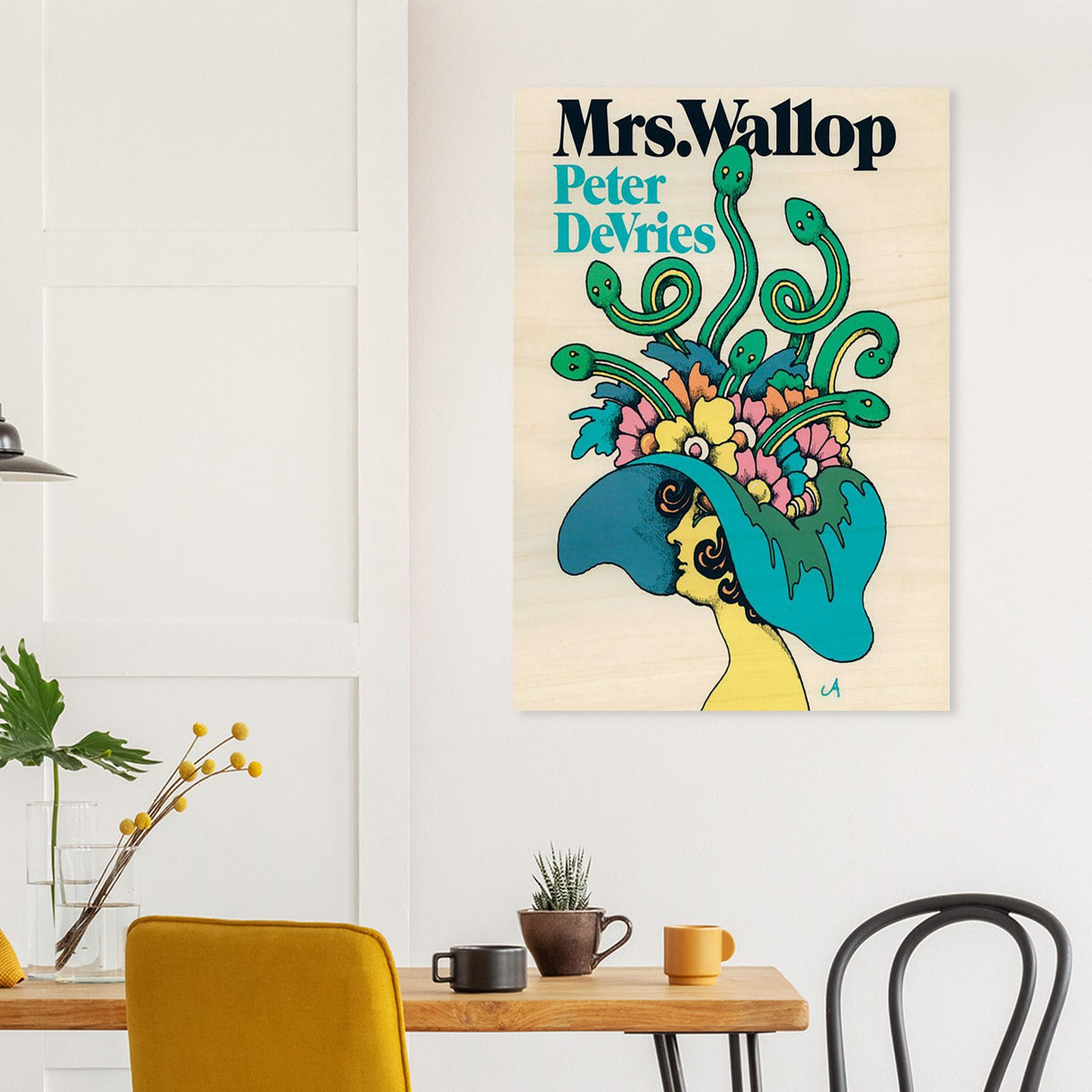  pop art wall art print mrs wallop