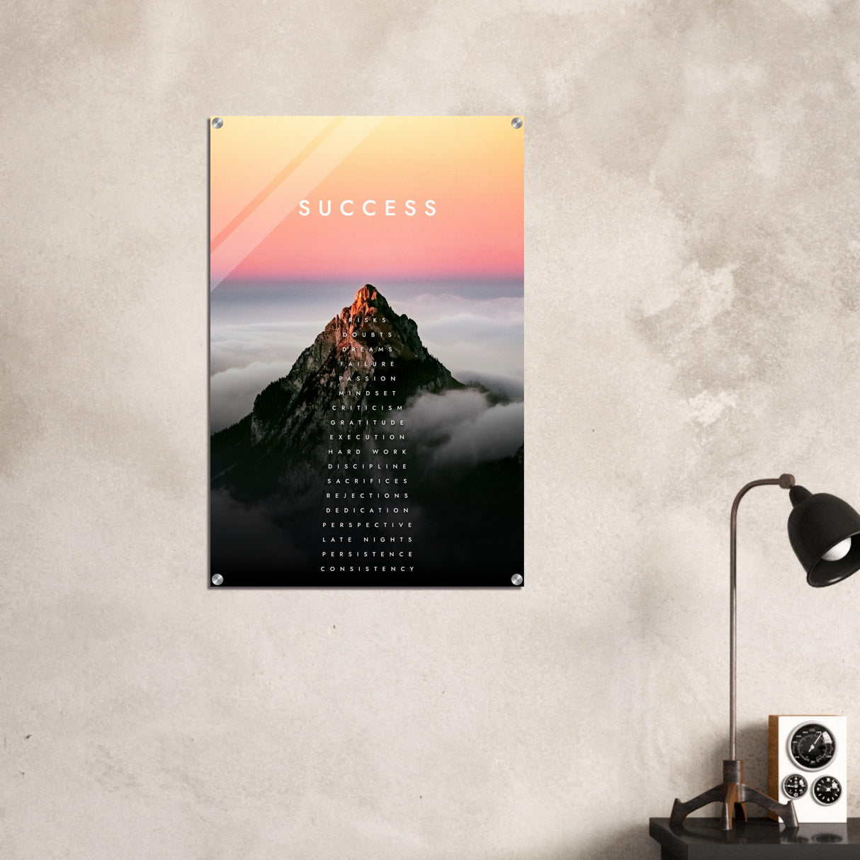  motivational wall art success 5