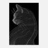  minimalist nature wall art cat animal prints