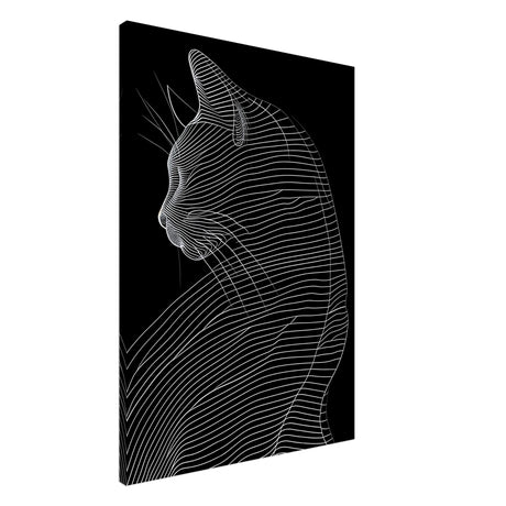  minimalist nature wall art cat animal prints