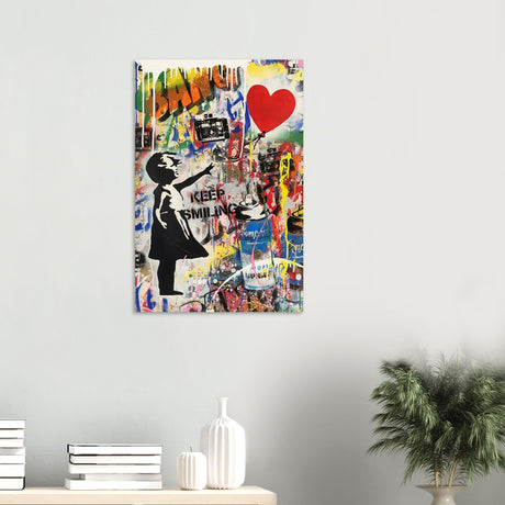 da vinci pop art wall art smile