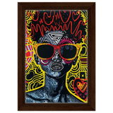 electric royalty afro futurist pop expression wall art print40x60 cm / 16x24″Framed Canvas