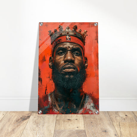  pop art wall art lebron james portrait print