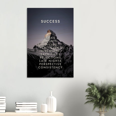 da vinci motivational wall art success