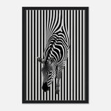  minimalist wall art wildlife zebra