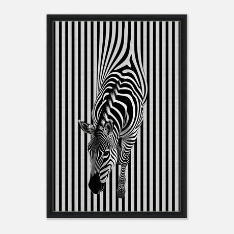  minimalist wall art wildlife zebra
