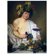 Bacchus (c. 1596) by Michelangelo Merisi da Caravaggio | Wall art Print | Vintage Collection - Fine Art Poster - 60x80 cm / 24x32″ - 