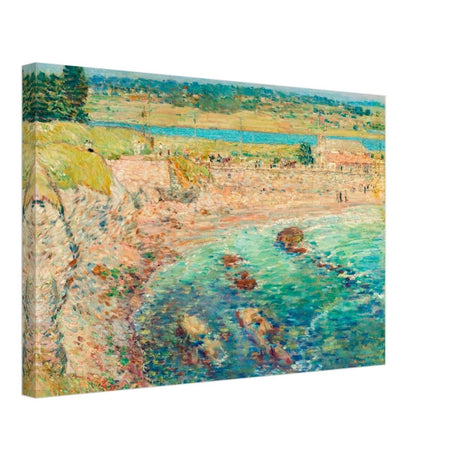 Bailey's Beach, Newport by Frederick Childe Hassam - Canvas - 40x60 cm / 16x24″ - Thick