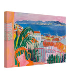 Balcony Dreams: A Coastal Escape | Contemporary Impressionism | wall art print - Canvas - 30x45 cm / 12x18″ - 