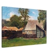 Barnyard Scene – Winslow Homer Rustic Americana Wall Art Print - Canvas - 60x90 cm / 24x36″ - 