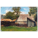 Barnyard Scene – Winslow Homer Rustic Americana Wall Art Print - Acrylic Print - 50x75 cm / 20x30″ - 