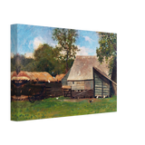 Barnyard Scene – Winslow Homer Rustic Americana Wall Art Print - Canvas - 20x30 cm / 8x12″ - 