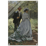 Bazille and Camille (Study for "Déjeuner sur l'Herbe"), 1865 by Claude Monet | Vintage Art Wall art print - Acrylic Print - 40x60 cm / 16x24″ - 