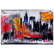 Urban Inferno â€“ Abstract Cityscape Wall Art PrintFine Art Poster30x45 cm / 12x18â€³