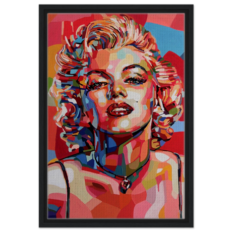 monroe mosaic wall art print20x30 cm / 8x12″Framed Canvas