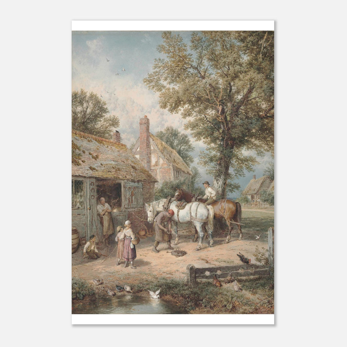 the smithy by myles birket foster