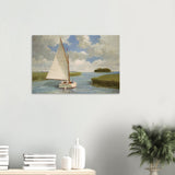 da vinci nature wall art boat