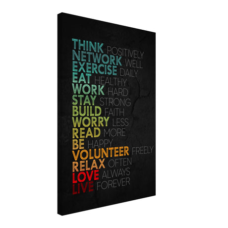 da vinci motivational wall art think