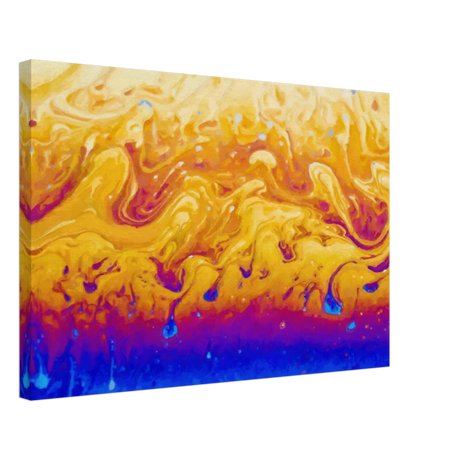 Lava Dreamscape â€“ Fluid Abstract Wall Art PrintFramed Canvas40x60 cm / 16x24â€³