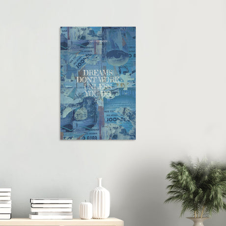 da vinci motivational wall art dreams