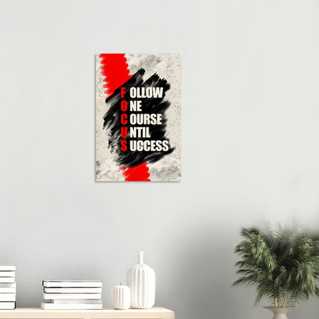 da vinci motivational wall art follow one course