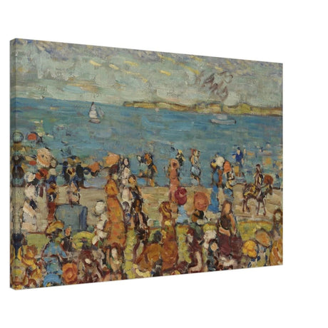 Beach Scene 1910 - 1913 by Maurice Prendergast | Vintage wall art print - Canvas - 60x90 cm / 24x36″ - 