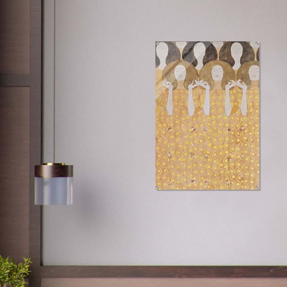 Beethoven's Frieze by Gustav Klimt - Acrylic Print - 70x100 cm / 28x40″ - 