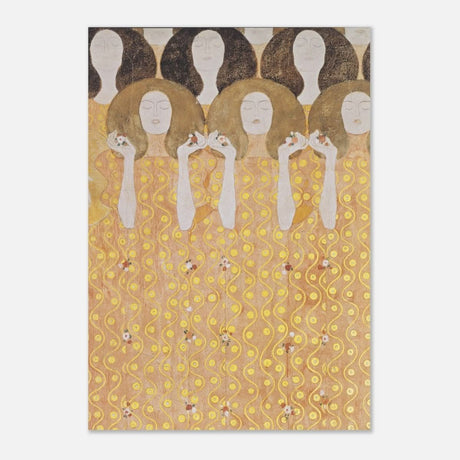 Beethoven's Frieze by Gustav Klimt - Aluminum Print - 70x100 cm / 28x40″ - 