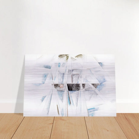 Bermuda No. 2, The Schooner (1917) by Charles Demuth | Vintage Cubism wall art print - Brushed Aluminum Print - 50x75 cm / 20x30″ - 