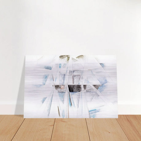 Bermuda No. 2, The Schooner (1917) by Charles Demuth | Vintage Cubism wall art print - Brushed Aluminum Print - 60x90 cm / 24x36″ - 